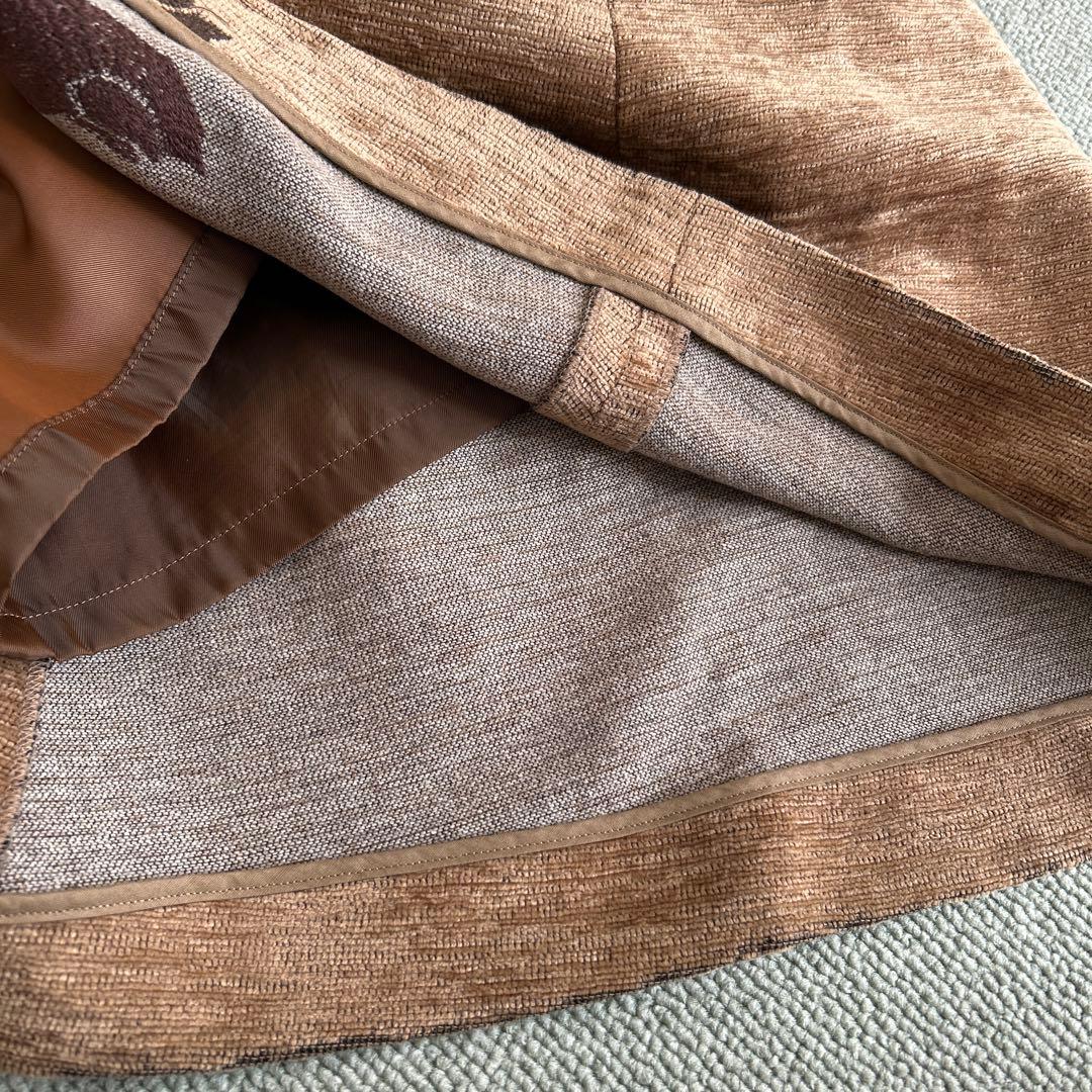 ミナ ペルホネンtori to hana (鳥と花)テキスタイルのスカート