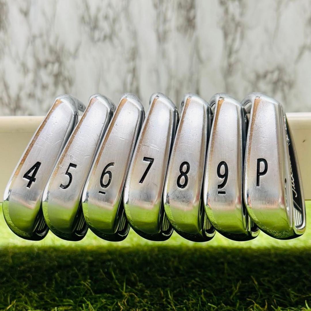 【良品】タイトリスト AP2 710 フォージド メンズアイアンセット 7本 S