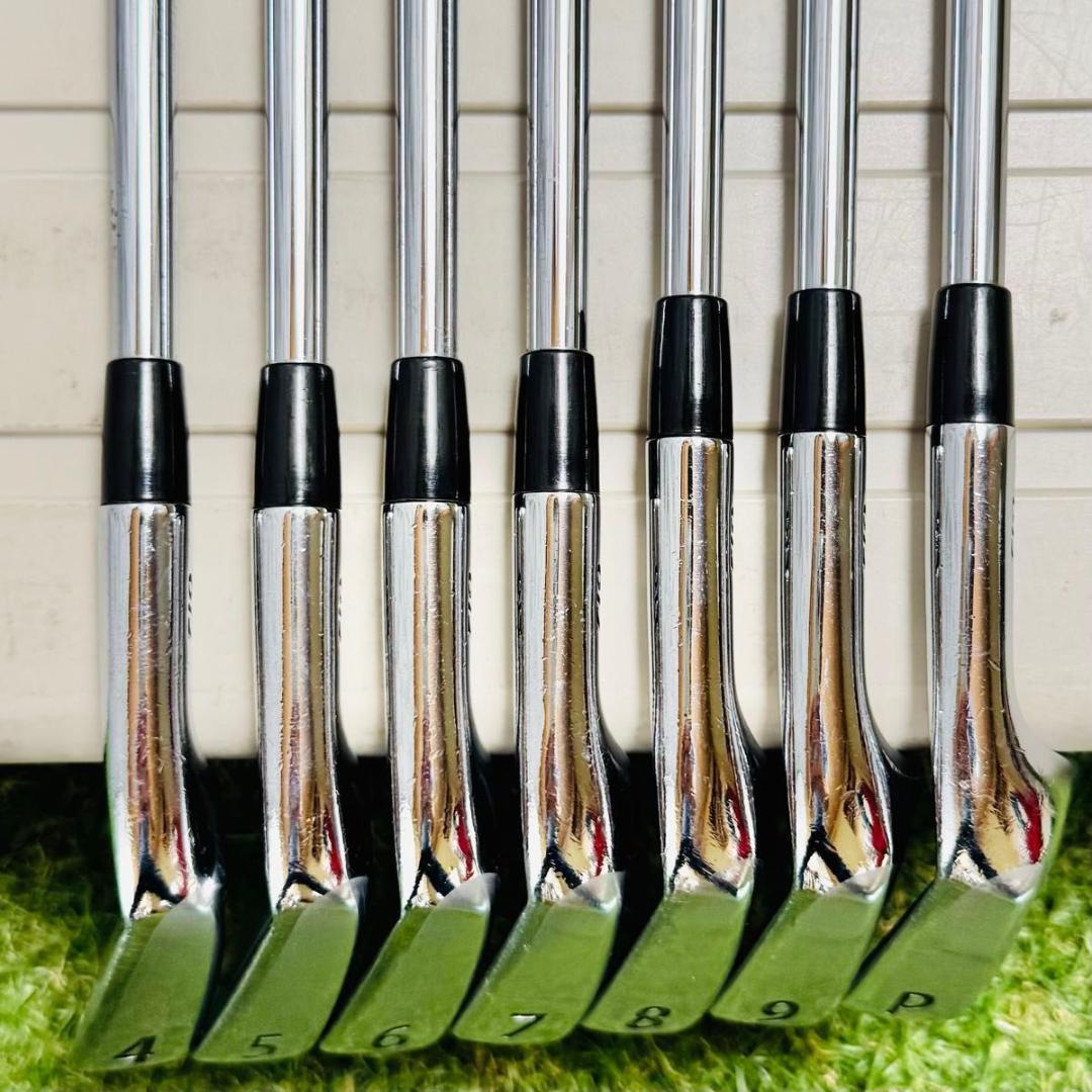 【良品】タイトリスト AP2 710 フォージド メンズアイアンセット 7本 S