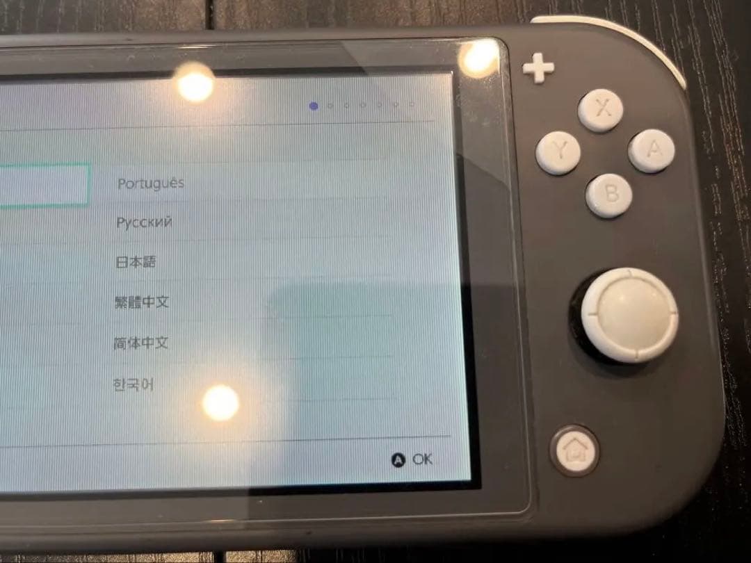 ニンテンドスイッチライト　グレー　訳あり