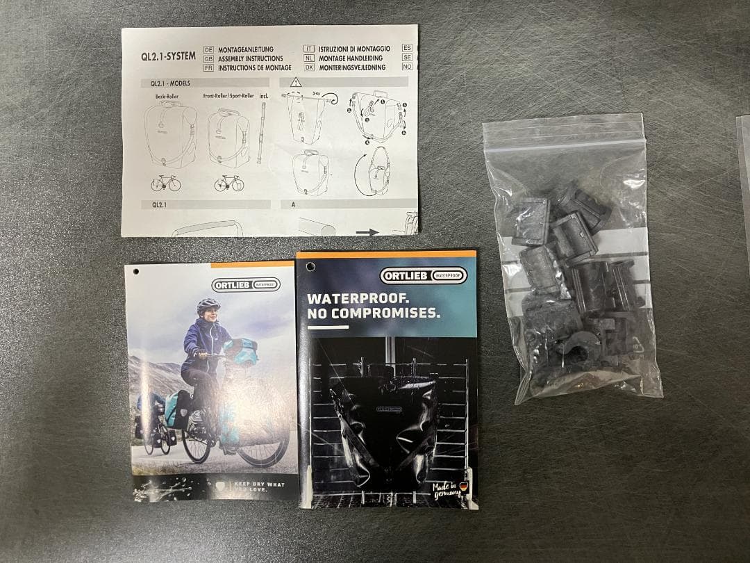 ORTLIEB バックローラークラシックQL21 F5305アスファルト