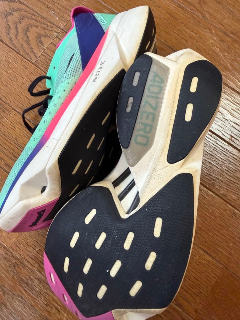 ADIZERO ADIOS PRO3 24㎝ ミントグリーン/ピンク