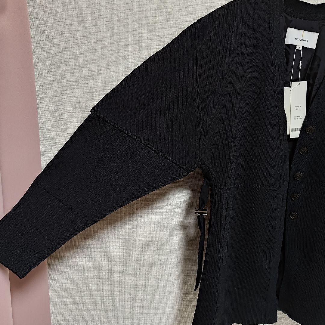 AKIRANAKA ブラックカーディガン サイズ2