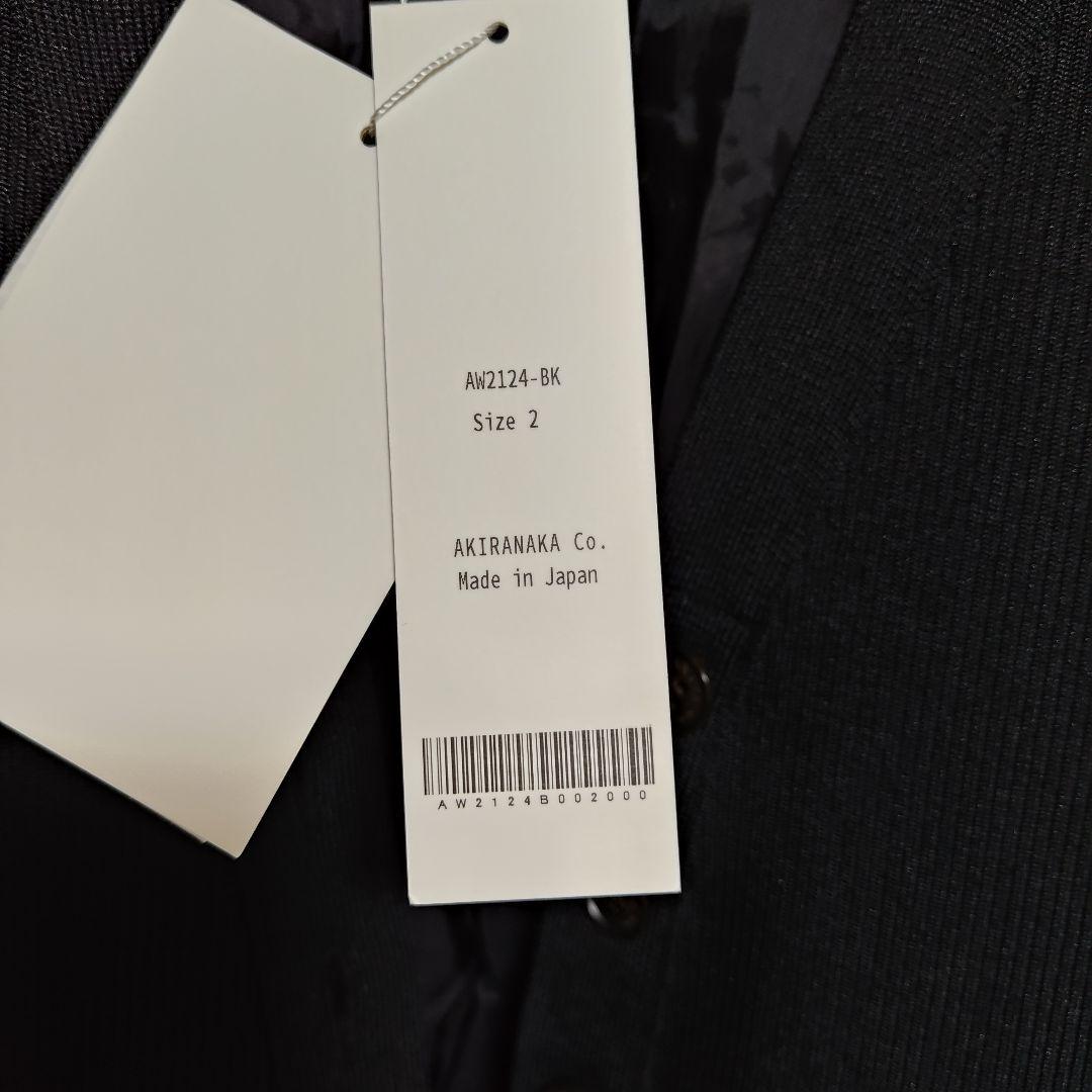 AKIRANAKA ブラックカーディガン サイズ2
