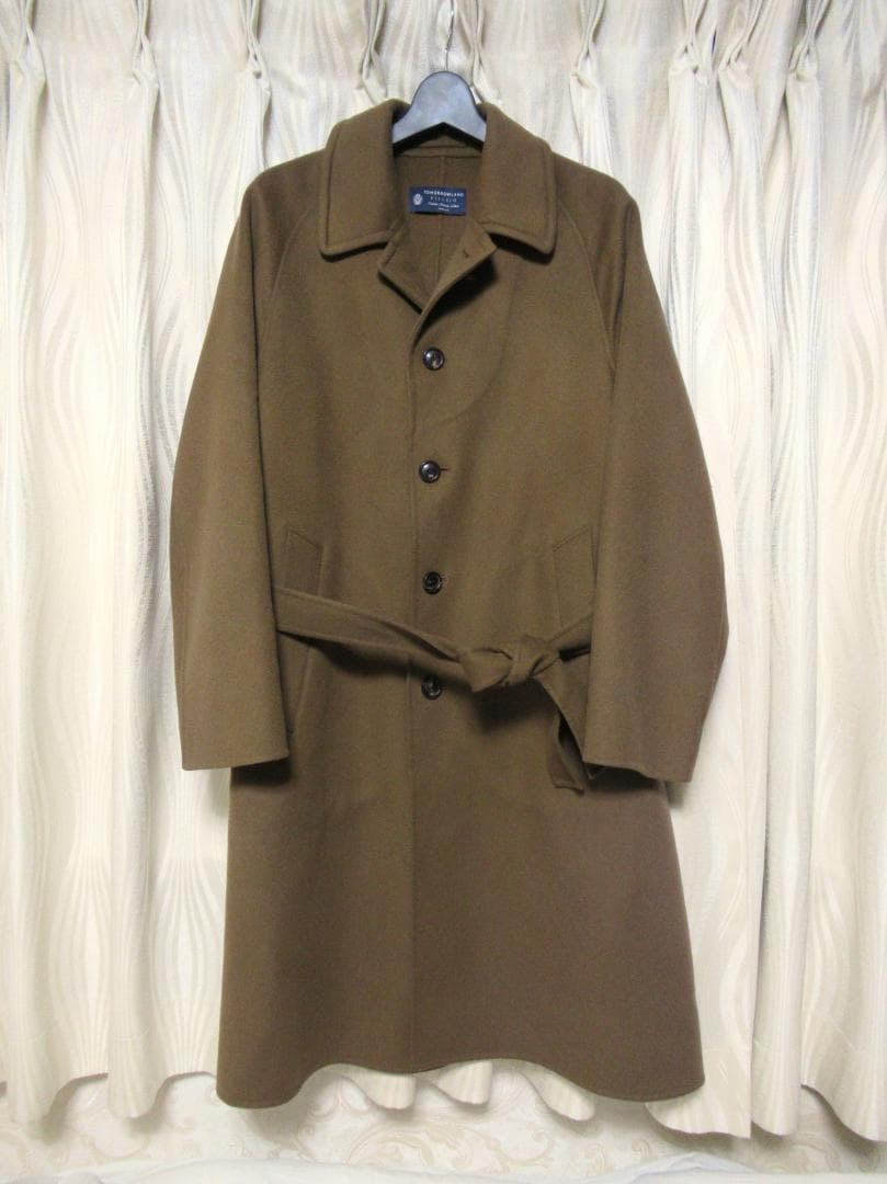 14.3万トゥモローランドPILGRIM COLOMBO生地 カシミヤ混コート