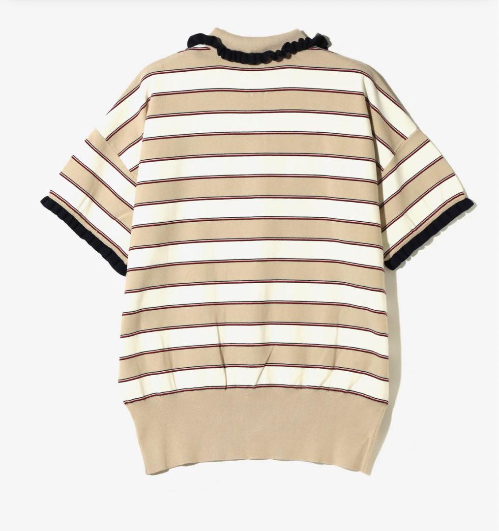 新品　rhodolirion Frill Polo Sweater ポロシャツ