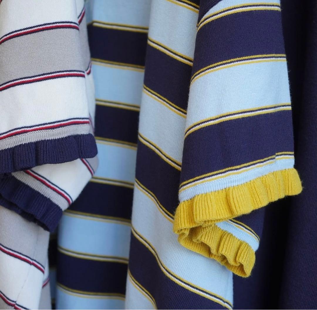 新品　rhodolirion Frill Polo Sweater ポロシャツ