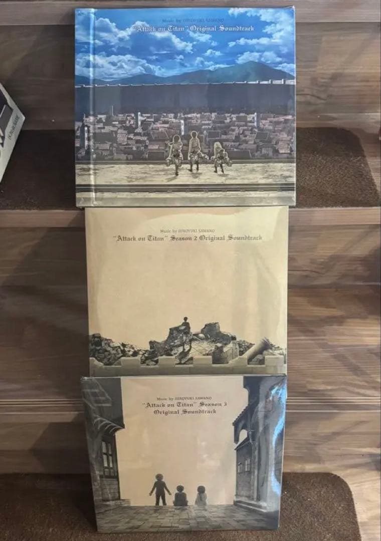 進撃の巨人 サントラ season 1～3せード アナログ盤 全部未開封