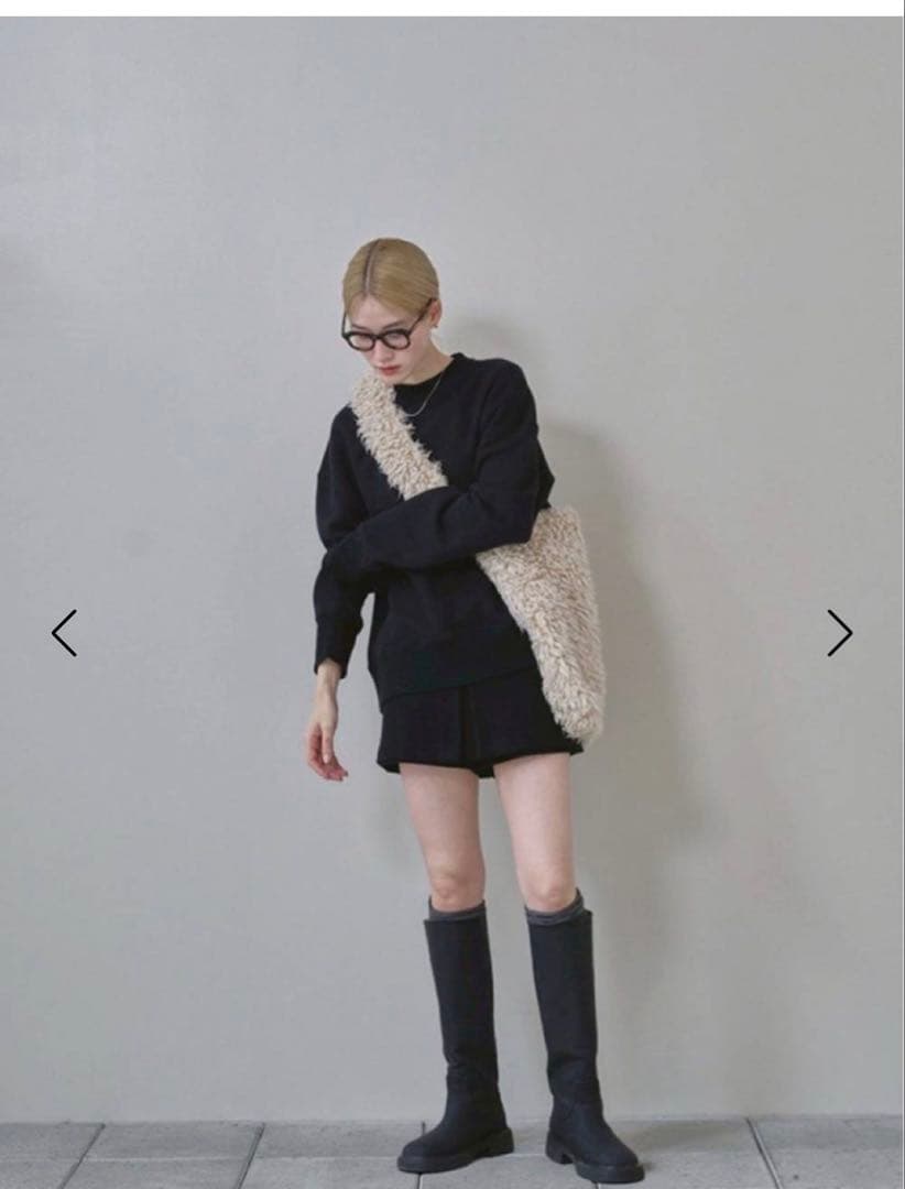 パンツ todayful box wool short pants