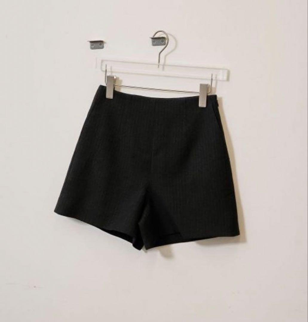 パンツ todayful box wool short pants