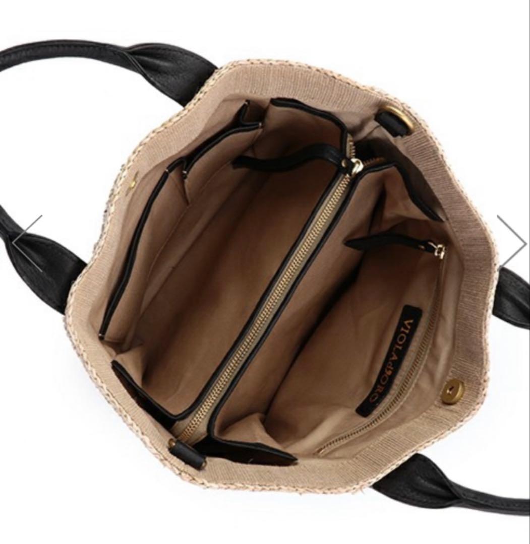 ひらりん0524様 VIOLAdORO かごバッグ【ESTNATION ベージュ