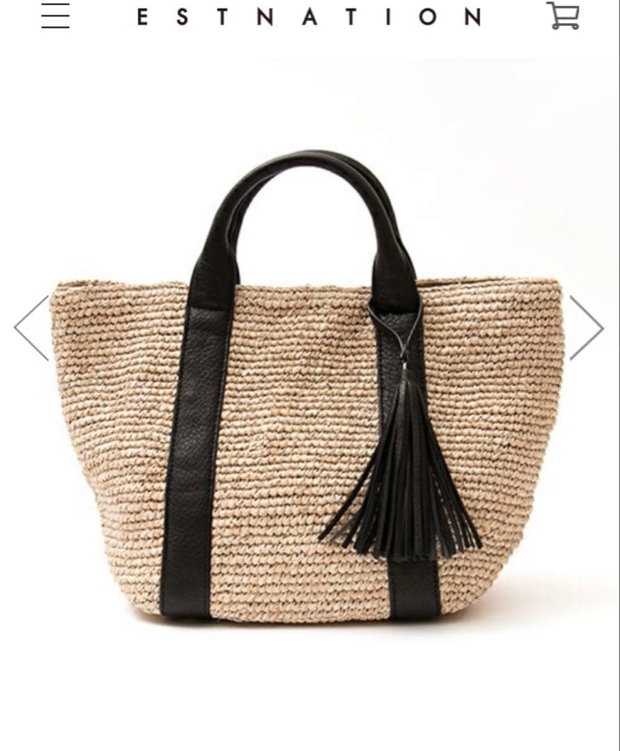 ひらりん0524様 VIOLAdORO かごバッグ【ESTNATION ベージュ