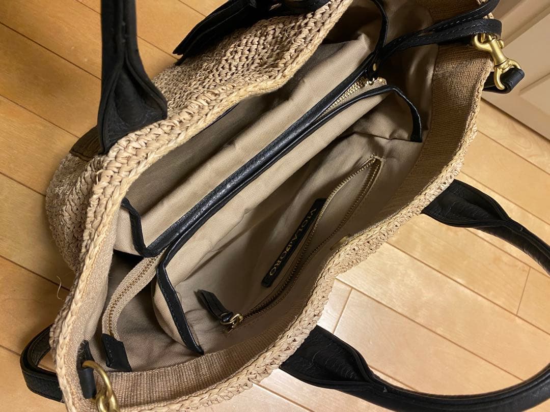 ひらりん0524様 VIOLAdORO かごバッグ【ESTNATION ベージュ