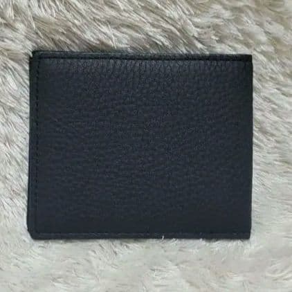 ペッレモルビダ　限定オールブラック コンパクトウォレット 折り財布　本革