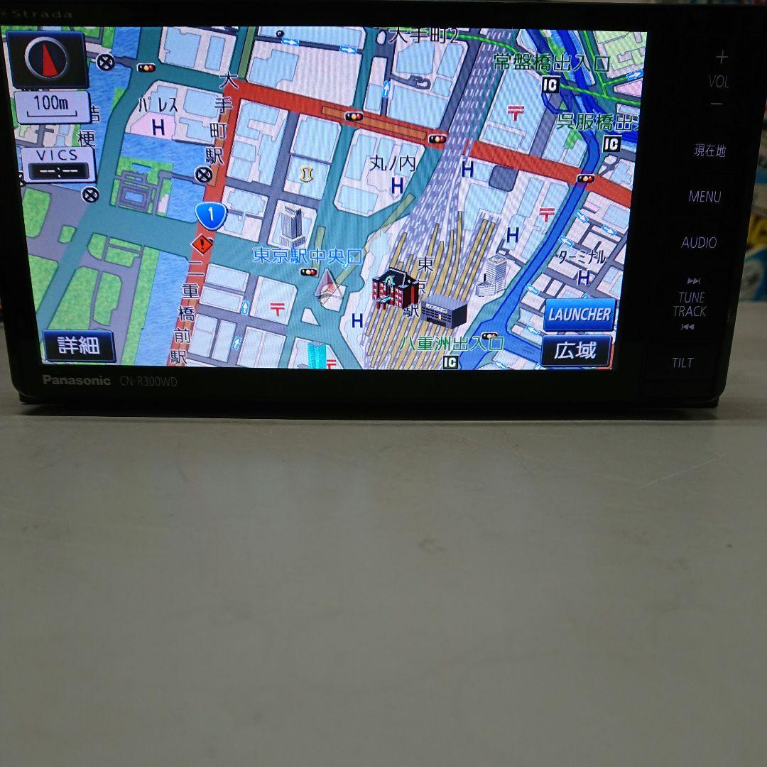 パナソニック CN-R300WD ストラーダ 2014年版地図データ HDMI