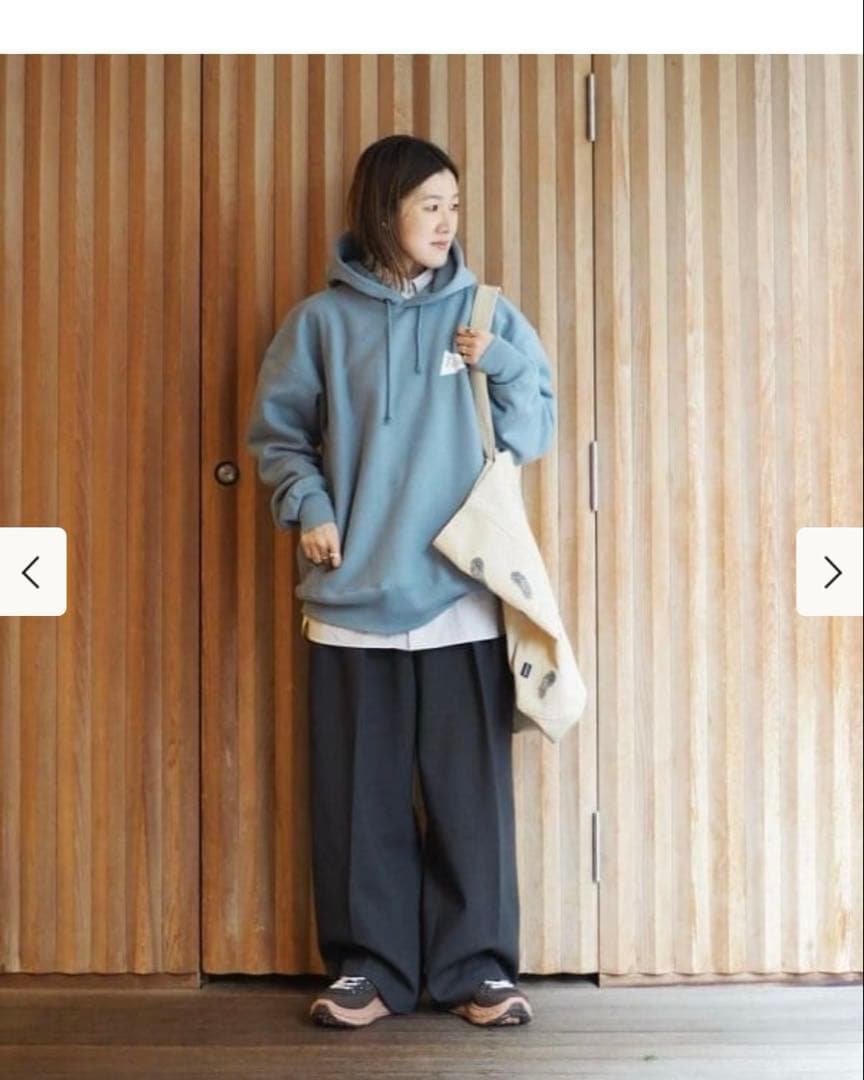 Champion / Team Hoodie BLUE GREY size Ｓ