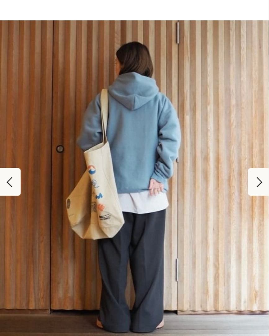 Champion / Team Hoodie BLUE GREY size Ｓ