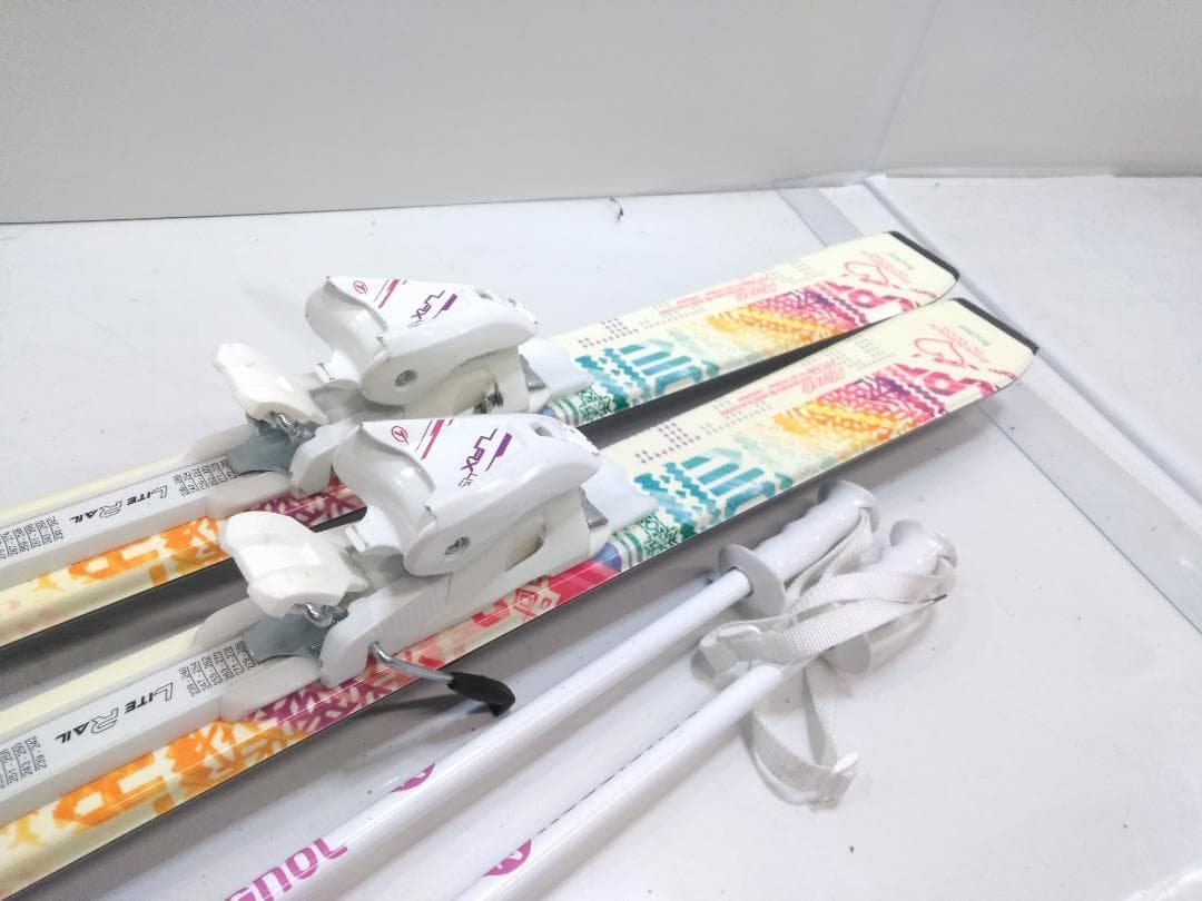 女の子/レディース ジュニアスキー4点セット ハート140cm ブーツ24cm◇