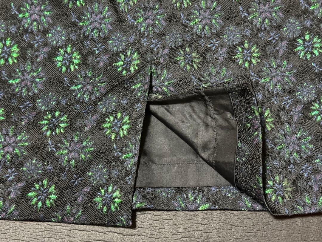 DRIES VAN NOTEN スカート　総柄　ドリスヴァンノッテン