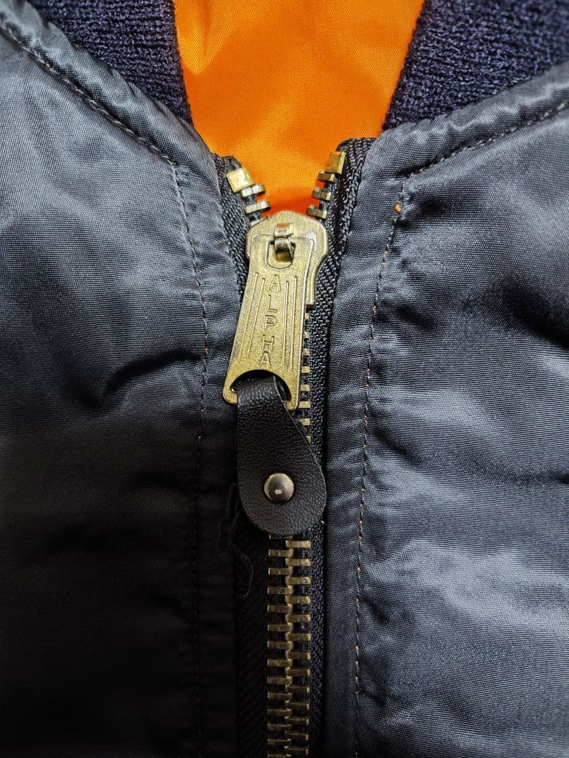 90s YELLOW CORN brp MA-1 リバーシブル