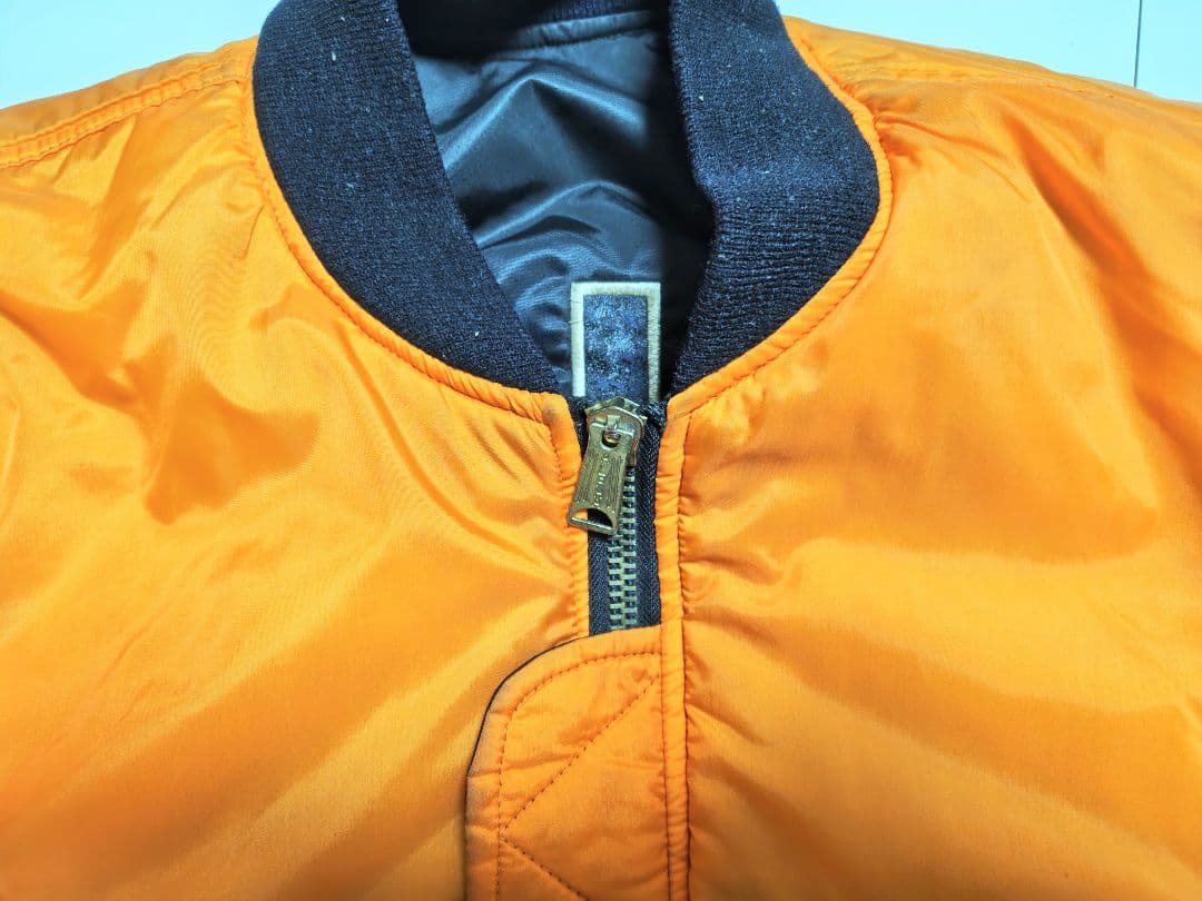 90s YELLOW CORN brp MA-1 リバーシブル