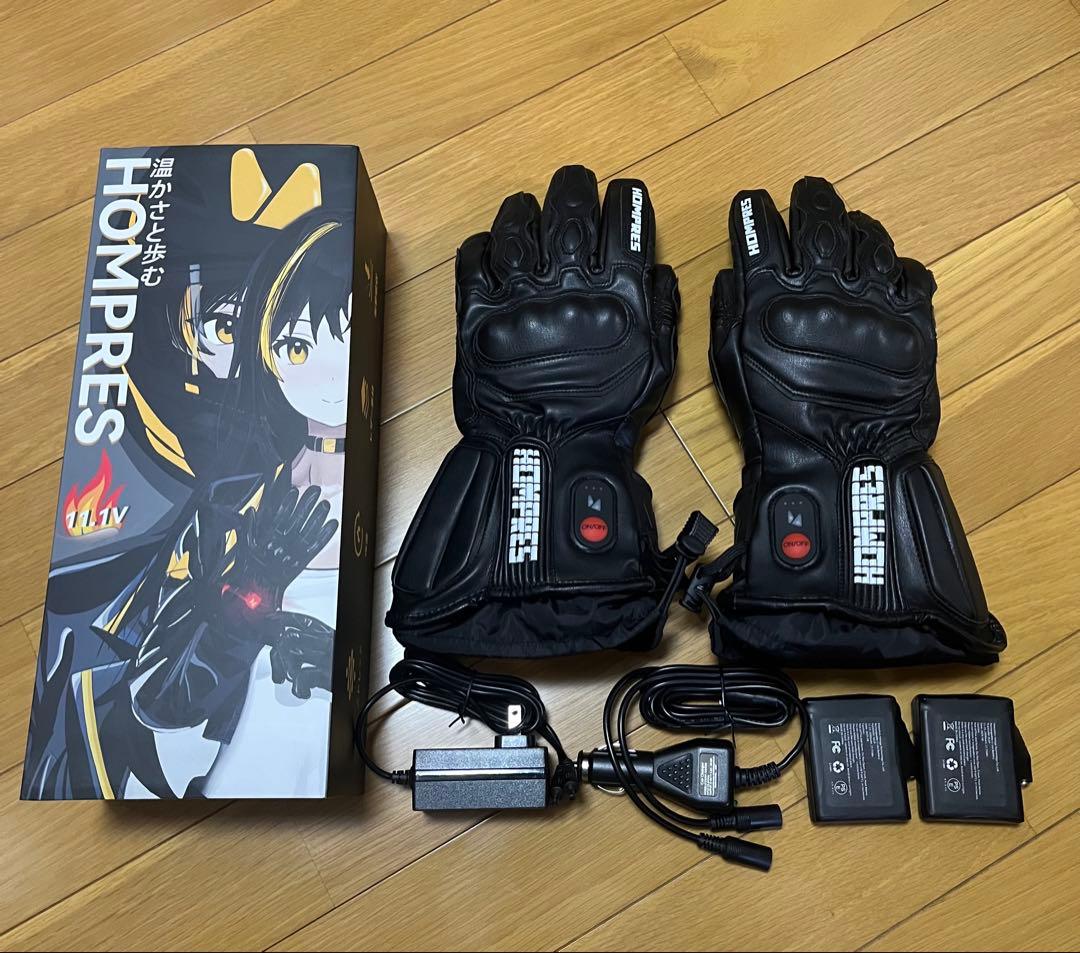 【HOMPRES】 電熱グローブ 2025年モデル Lサイズ 試着のみ