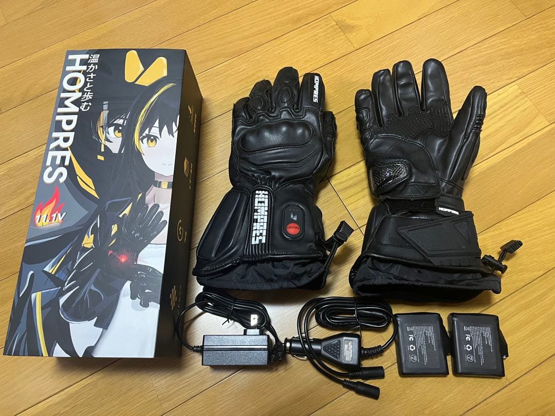 【HOMPRES】 電熱グローブ 2025年モデル Lサイズ 試着のみ
