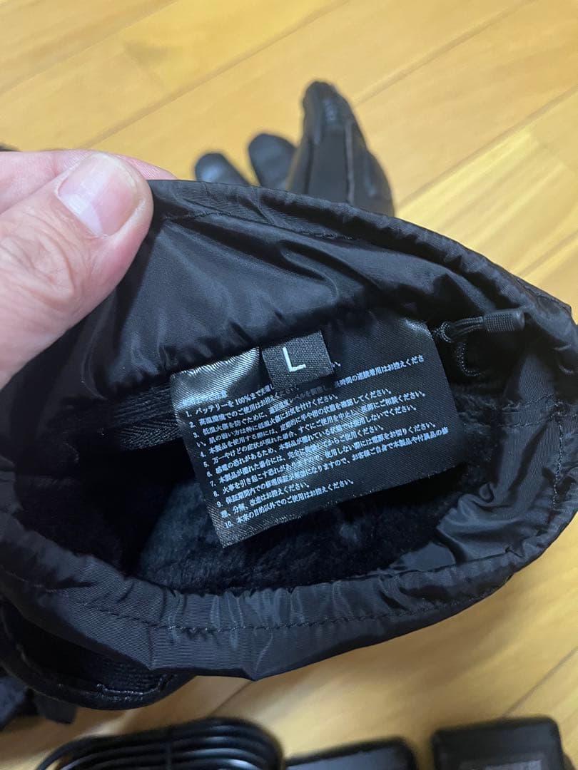 【HOMPRES】 電熱グローブ 2025年モデル Lサイズ 試着のみ