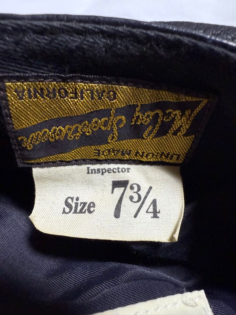 美品！ディアスキン/鹿革/McCoy Sportwear キャスケット