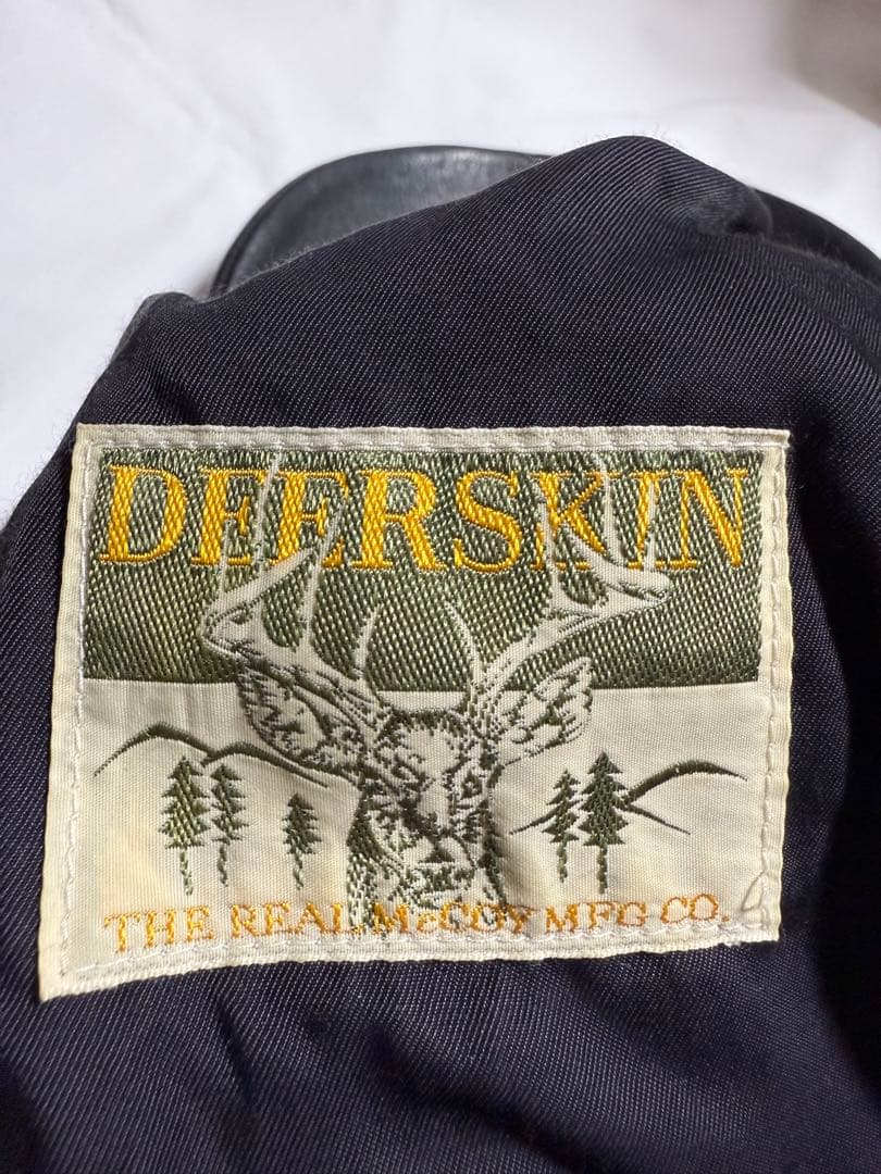 美品！ディアスキン/鹿革/McCoy Sportwear キャスケット