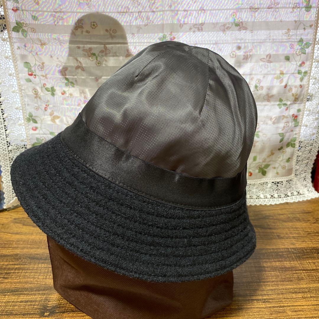 ヘレンカミンスキーHELEN KAMINSKI ブラックウールハット花飾り付き