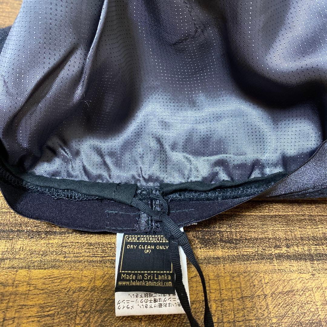 ヘレンカミンスキーHELEN KAMINSKI ブラックウールハット花飾り付き