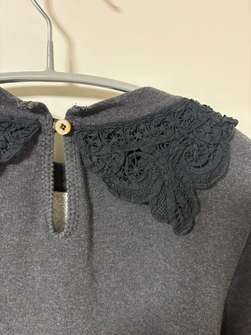 45R 裏毛deレース パフスウェット（トップ）