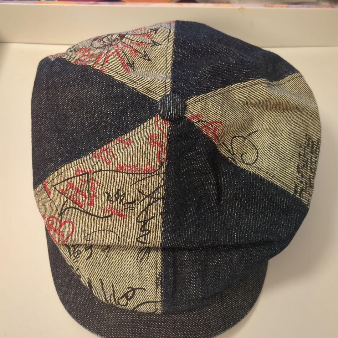 レア！ ヴィヴィアン・ウエストウッド デニム パッチワーク キャスケット