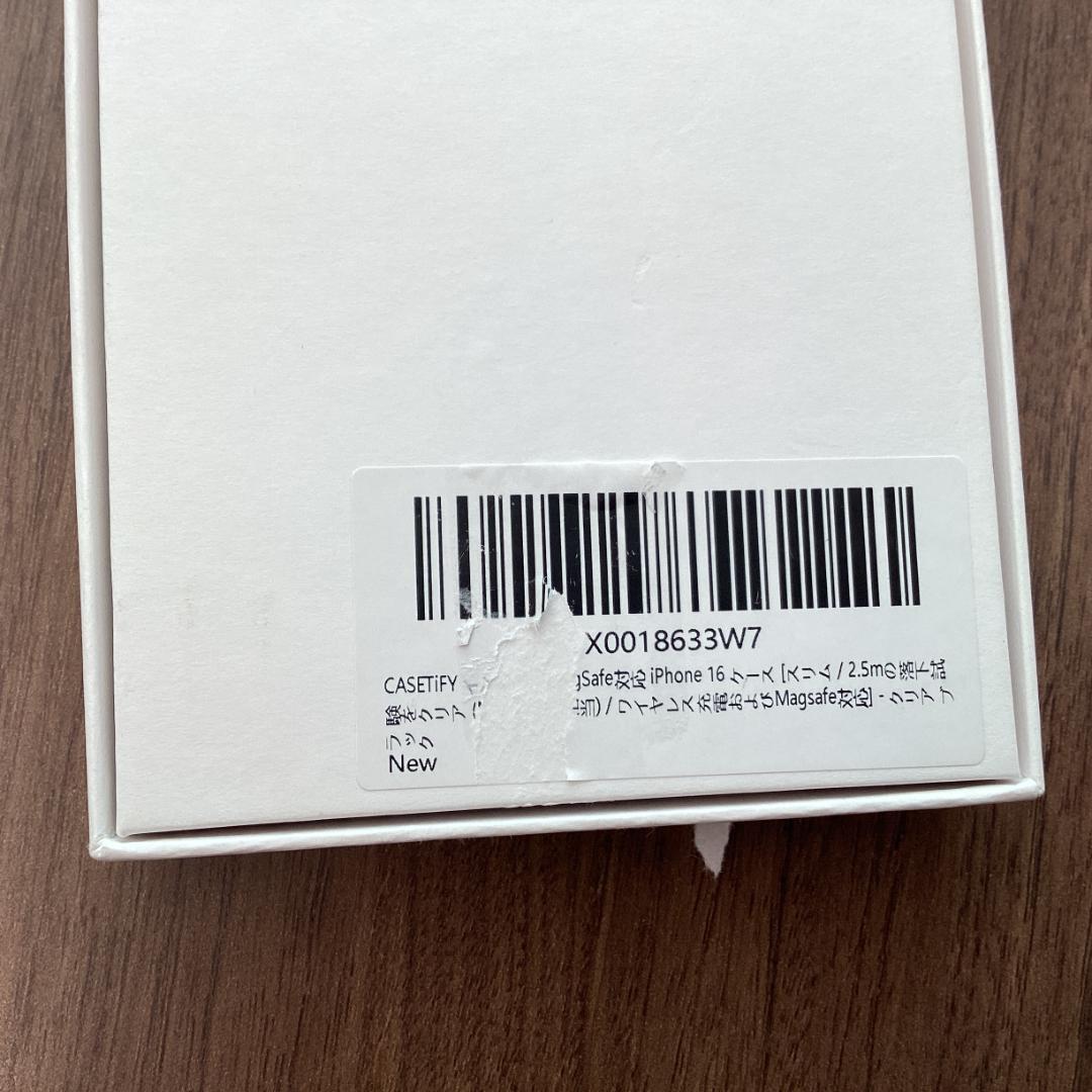 CASETiFY iPhone 16 ケース MagSafe クリア ブラック
