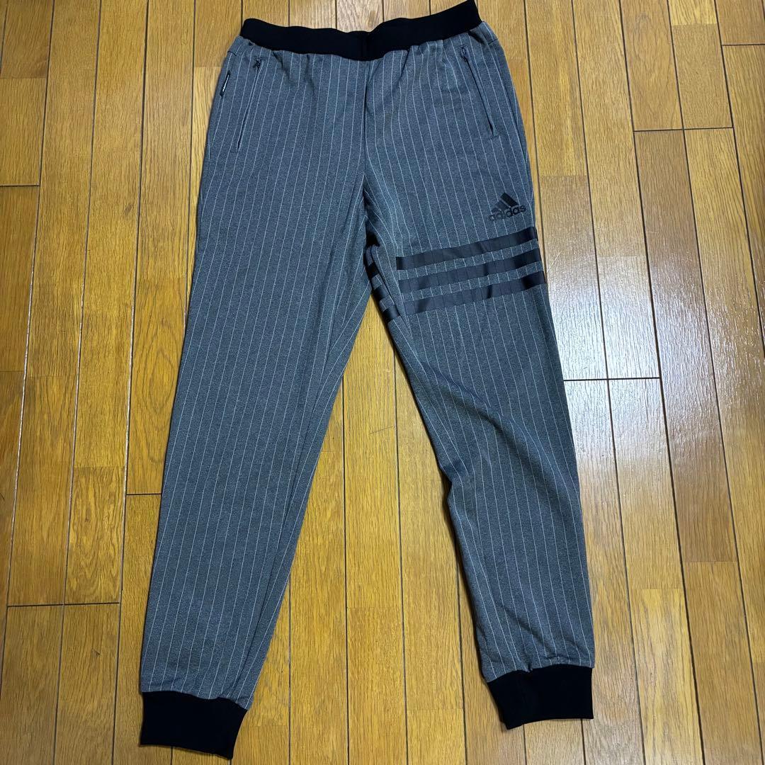 adidas climalite ストライプジャージ セットアップ