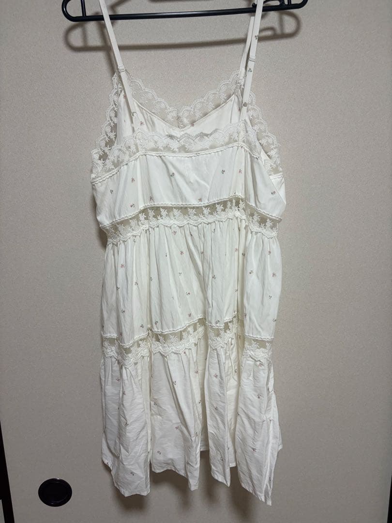 merryjenny メリージェニー　キャミワンピース　ピンク花柄