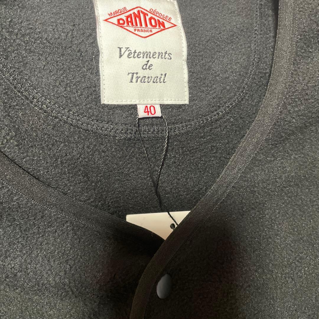 【新品】ダントンフリースベスト　40サイズ　ブラック