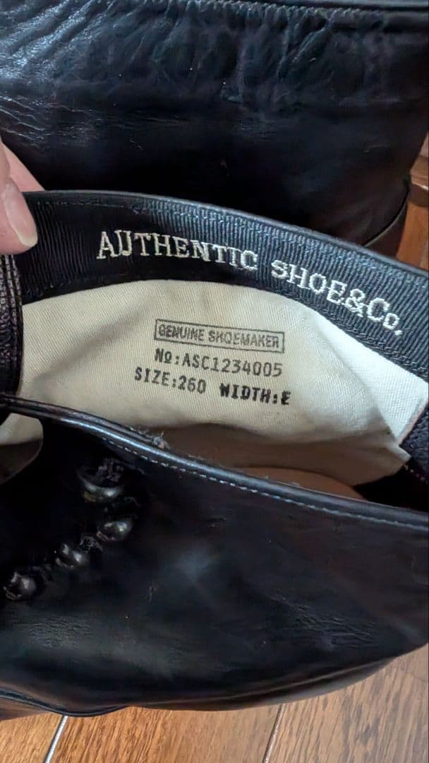 AUTHENTIC SHOE&CO オーセンティック シュー＆コー　レザーブーツ
