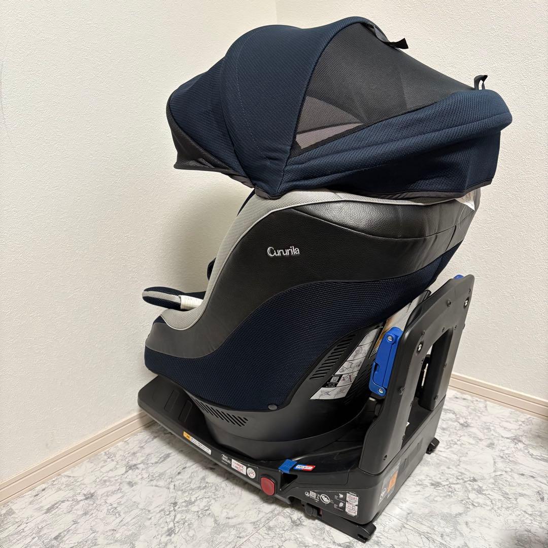 超美品✨丸洗い済み✨清潔✨アップリカ　クルリラ　シートベルト ISOFIX 両用