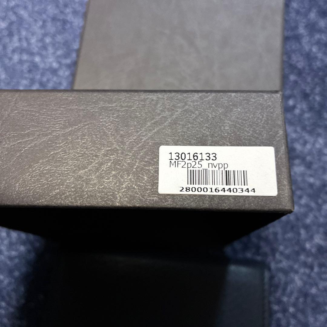 【新品未使用】m+ エムピウ ミッレフォッリエ 2 P25 ネイビー