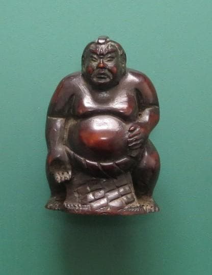 【ナリトラ専用】根付　相撲の取り組(大型)　外4点