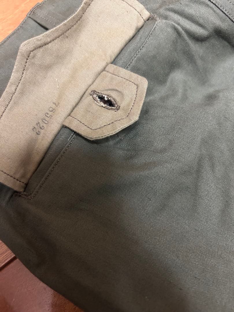 フレンチアーミーヘリンボーン　M-47後期　軍パン　ミリタリーフランス軍サバゲー