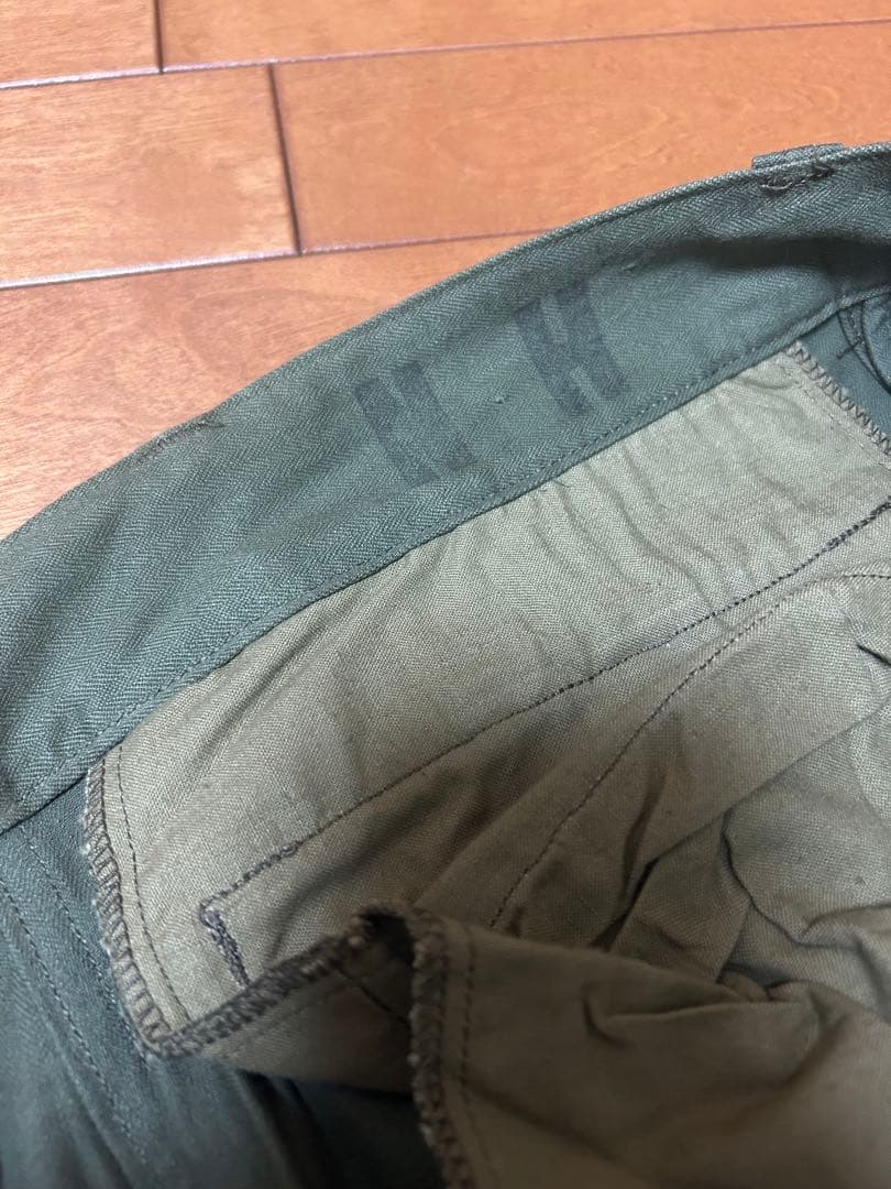 フレンチアーミーヘリンボーン　M-47後期　軍パン　ミリタリーフランス軍サバゲー