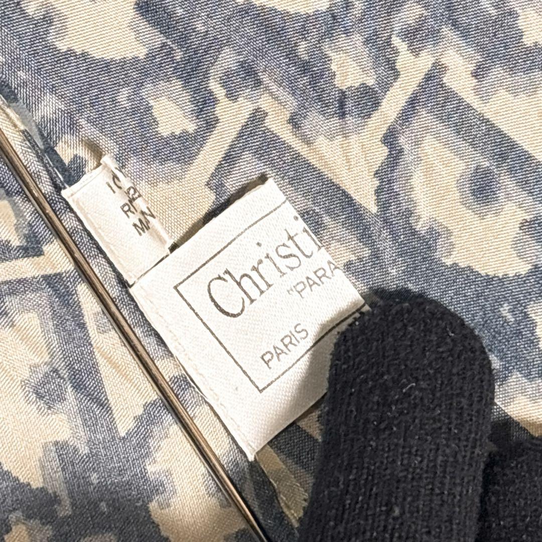 未使用品 ディオール 折りたたみ傘 トロッター オブリーク コンパクト ネイビー