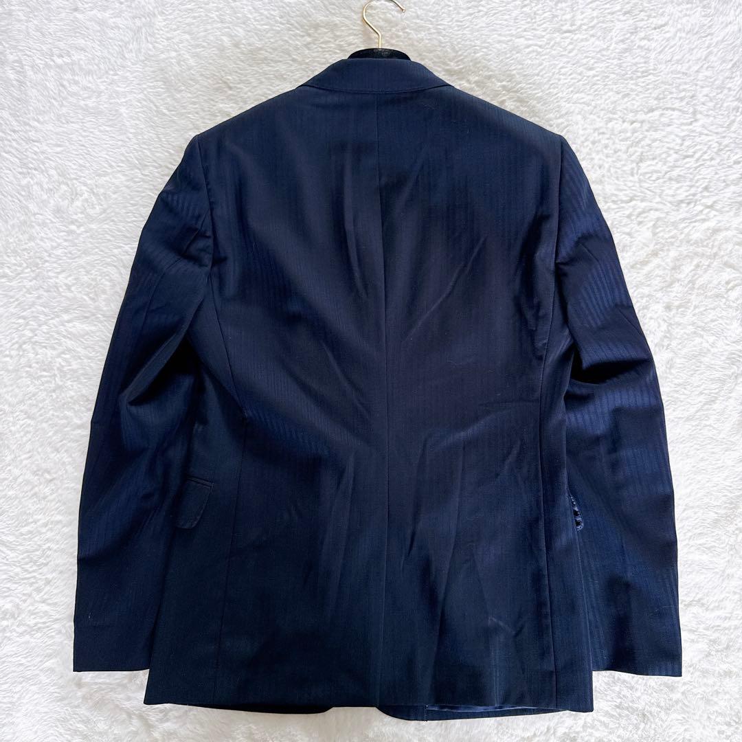 【PERSON'S FOR MEN】3ピース スーツ ネイビー YA4サイズ