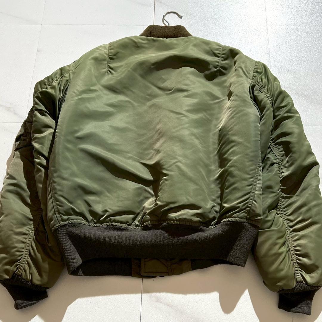 希少　初期　バズリクソンズ　B-15D　MOD　フライトジャケット　オリーブ　緑