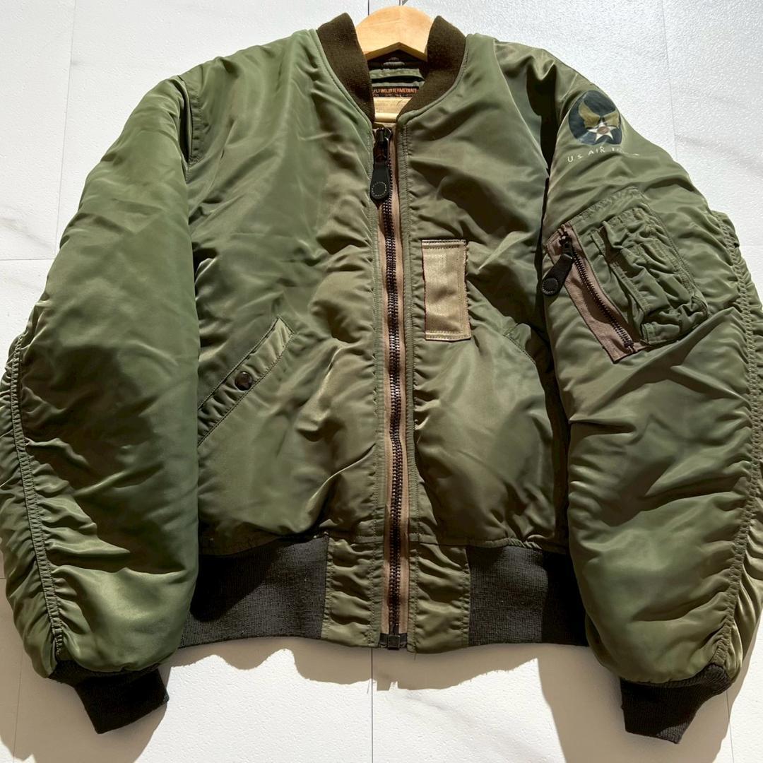 希少　初期　バズリクソンズ　B-15D　MOD　フライトジャケット　オリーブ　緑