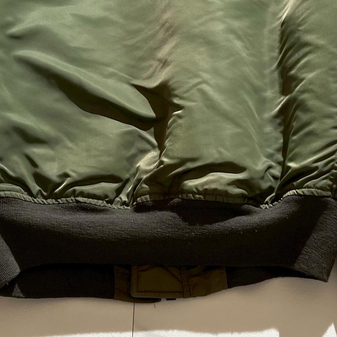 希少　初期　バズリクソンズ　B-15D　MOD　フライトジャケット　オリーブ　緑