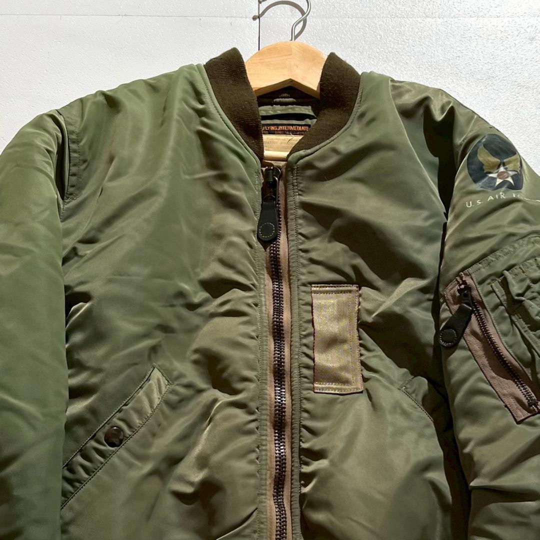 希少　初期　バズリクソンズ　B-15D　MOD　フライトジャケット　オリーブ　緑